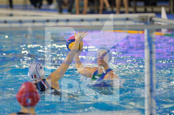 19/01/2021 - 7 MARLETTA Claudia Roberta (Italy) - 2 MILLOT Estelle (France) - WOMEN'S WATERPOLO OLYMPIC GAME QUALIFICATION TOURNAMENT 2021 - FRANCE VS ITALY - TORNEO OLIMPICO - PALLANUOTO