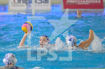 2021-01-19 - 12 CHIAPPINI Izabella (Italy) - MAHIEU Geraldine (France) - WOMEN'S WATERPOLO OLYMPIC GAME QUALIFICATION TOURNAMENT 2021 - FRANCE VS ITALY - OLYMPIC TROPHY - WATERPOLO