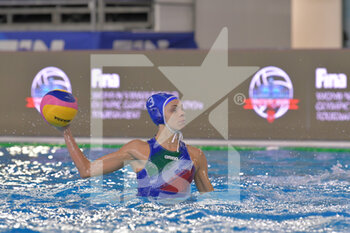 2021-01-19 - 3 GARIBOTTI Arianna (Italy) - WOMEN'S WATERPOLO OLYMPIC GAME QUALIFICATION TOURNAMENT 2021 - FRANCE VS ITALY - OLYMPIC TROPHY - WATERPOLO