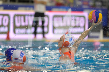 2021-01-19 - 4 VAN DER SLOOT Sabrina (Netherlands) - WOMEN'S WATERPOLO OLYMPIC GAME QUALIFICATION TOURNAMENT 2021 - HOLLAND VS SLOVAKIA - OLYMPIC TROPHY - WATERPOLO