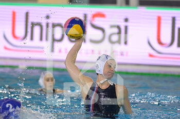 2021-01-20 - 5 GUILLET Louise [ROLE: All-Round] (France) - WOMEN'S WATERPOLO OLYMPIC GAME QUALIFICATION TOURNAMENT 2021 - FRANCE VS SLOVAKIA - OLYMPIC TROPHY - WATERPOLO