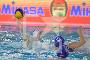 2021-01-20 - 5 GUILLET Louise [ROLE: All-Round] (France) - WOMEN'S WATERPOLO OLYMPIC GAME QUALIFICATION TOURNAMENT 2021 - FRANCE VS SLOVAKIA - OLYMPIC TROPHY - WATERPOLO