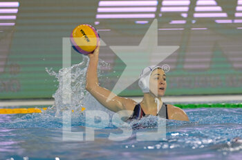 2021-01-20 - 11 DESCHAMPT Yaelle [ROLE: Defender] (France) - WOMEN'S WATERPOLO OLYMPIC GAME QUALIFICATION TOURNAMENT 2021 - FRANCE VS SLOVAKIA - OLYMPIC TROPHY - WATERPOLO