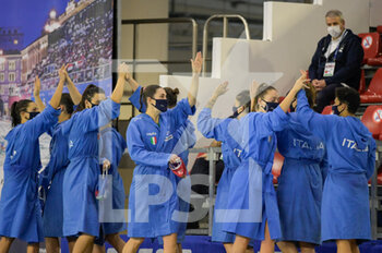 2021-01-20 - Italian Teams - WOMEN'S WATERPOLO OLYMPIC GAME QUALIFICATION TOURNAMENT 2021 - HOLLAND VS ITALY - OLYMPIC TROPHY - WATERPOLO