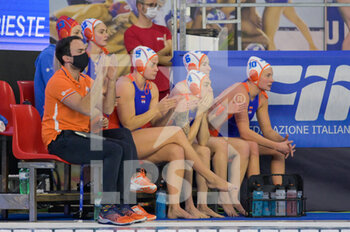 2021-01-20 - Netherland teams - WOMEN'S WATERPOLO OLYMPIC GAME QUALIFICATION TOURNAMENT 2021 - HOLLAND VS ITALY - OLYMPIC TROPHY - WATERPOLO