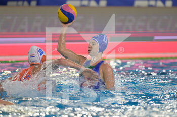 2021-01-20 - 11 CHIAPPINI Izabella [ROLE: Wing] (Italy) - WOMEN'S WATERPOLO OLYMPIC GAME QUALIFICATION TOURNAMENT 2021 - HOLLAND VS ITALY - OLYMPIC TROPHY - WATERPOLO