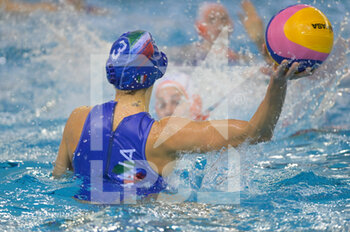 2021-01-20 - 3 GARIBOTTI Arianna [ROLE: Wing] (Italy) - WOMEN'S WATERPOLO OLYMPIC GAME QUALIFICATION TOURNAMENT 2021 - HOLLAND VS ITALY - OLYMPIC TROPHY - WATERPOLO