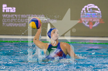 2021-01-20 - 3 GARIBOTTI Arianna [ROLE: Wing] (Italy) - WOMEN'S WATERPOLO OLYMPIC GAME QUALIFICATION TOURNAMENT 2021 - HOLLAND VS ITALY - OLYMPIC TROPHY - WATERPOLO