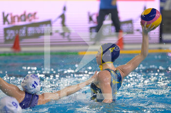 2021-01-21 - 4 TUROVA Anna	[ROLE: Centre Back] (Kazakhstan) vs 11 HOCHBERG Nofar [ROLE: Wing] (Israel)  - WOMEN'S WATERPOLO OLYMPIC GAME QUALIFICATION TOURNAMENT - ISRAEL VS KAZAKHSTAN - OLYMPIC TROPHY - WATERPOLO