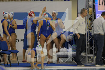 2021-01-21 - Italy - WOMEN'S WATERPOLO OLYMPIC GAME QUALIFICATION TOURNAMENT - ITALY VS SLOVAKIA - OLYMPIC TROPHY - WATERPOLO