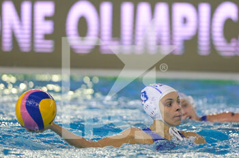 2021-01-21 - 3 GARIBOTTI Arianna [ROLE: Wing] (Italy) - WOMEN'S WATERPOLO OLYMPIC GAME QUALIFICATION TOURNAMENT - ITALY VS SLOVAKIA - OLYMPIC TROPHY - WATERPOLO
