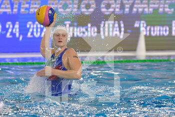 2021-01-21 -  - WOMEN'S WATERPOLO OLYMPIC GAME QUALIFICATION TOURNAMENT - ITALY VS SLOVAKIA - OLYMPIC TROPHY - WATERPOLO
