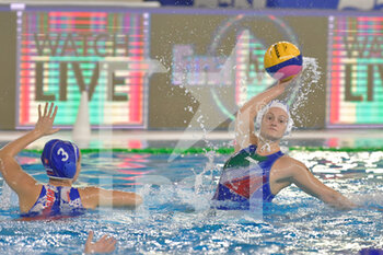 2021-01-21 - 5 QUEIROLO Elisa [ROLE: Wing] (Italy)  - WOMEN'S WATERPOLO OLYMPIC GAME QUALIFICATION TOURNAMENT - ITALY VS SLOVAKIA - OLYMPIC TROPHY - WATERPOLO