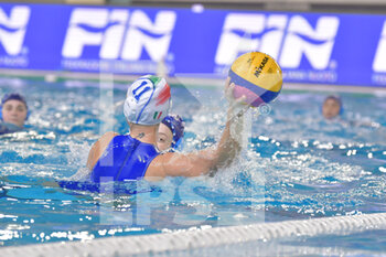 2021-01-22 - 11 CHIAPPINI Izabella [ROLE: Wing] (Italy) - WOMEN'S WATERPOLO OLYMPIC GAME QUALIFICATION TOURNAMENT 2021 - ITALY VS ISRAEL - OLYMPIC TROPHY - WATERPOLO