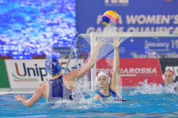 2021-01-22 - 4 BOGACHENKO Maria [ROLE: Wing] (Israel)  - WOMEN'S WATERPOLO OLYMPIC GAME QUALIFICATION TOURNAMENT 2021 - ITALY VS ISRAEL - OLYMPIC TROPHY - WATERPOLO