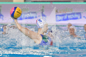 2021-01-22 - 5 QUEIROLO Elisa [ROLE: Wing] (Italy)  - WOMEN'S WATERPOLO OLYMPIC GAME QUALIFICATION TOURNAMENT 2021 - ITALY VS ISRAEL - OLYMPIC TROPHY - WATERPOLO