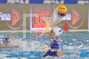 2021-01-22 - 2 TABANI Chiara [ROLE: Defender] (Italy)  - WOMEN'S WATERPOLO OLYMPIC GAME QUALIFICATION TOURNAMENT 2021 - ITALY VS ISRAEL - OLYMPIC TROPHY - WATERPOLO