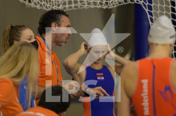 2021-01-22 - Netherlands Team - HAVENGA Arno	[ROLE: Team Head Coach] (Netherlands) - WOMEN'S WATERPOLO OLYMPIC GAME QUALIFICATION TOURNAMENT 2021 - NETHERLANDS VS KAZAKHSTAN - OLYMPIC TROPHY - WATERPOLO