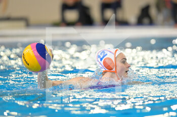 2021-01-22 -  12 SLEEKING Brigitte [ROLE: Wing] (Netherlands)  - WOMEN'S WATERPOLO OLYMPIC GAME QUALIFICATION TOURNAMENT 2021 - NETHERLANDS VS KAZAKHSTAN - OLYMPIC TROPHY - WATERPOLO