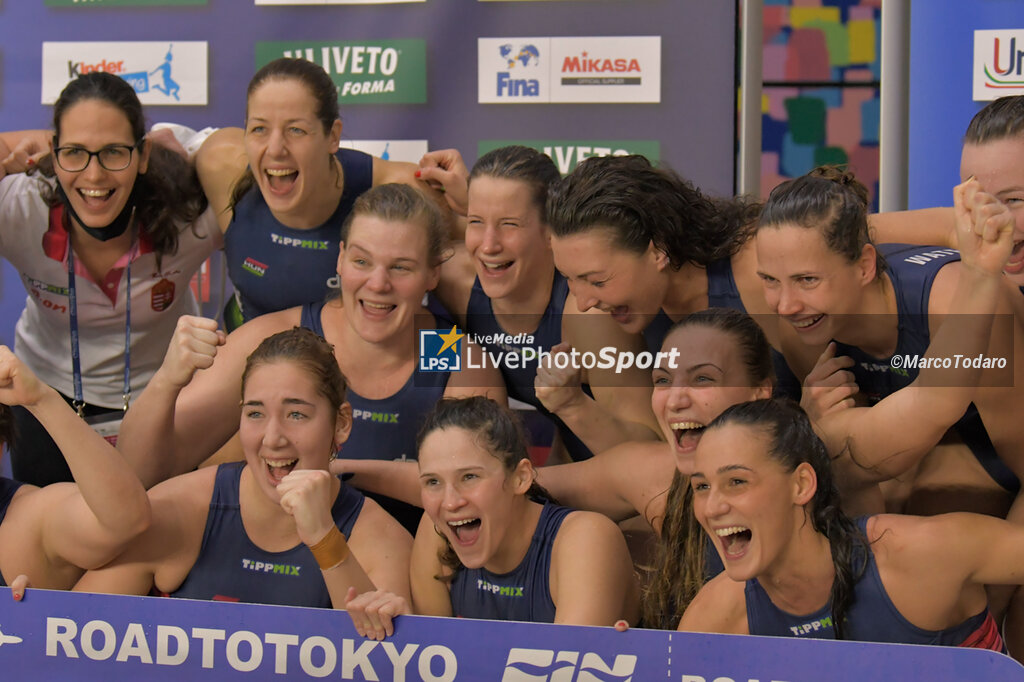 Women's Waterpolo Olympic Game Qualification Tournament 2021 - Olympic Pass - Hungary vs Italy - OLYMPIC TROPHY - WATERPOLO