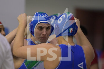 2021-01-23 - 10 PALMIERI Valeria [ROLE: Centre Forward] (Italy) , 6 AIELLO Rosaria [ROLE: Centre Forward] (Italy)  - WOMEN'S WATERPOLO OLYMPIC GAME QUALIFICATION TOURNAMENT 2021 - OLYMPIC PASS - HUNGARY VS ITALY - OLYMPIC TROPHY - WATERPOLO