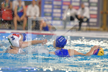 2021-01-23 - 11 CHIAPPINI Izabella [ROLE: Wing] (Italy) vs 3 VALYI Vanda [ROLE: Wing] (Hungary)  - WOMEN'S WATERPOLO OLYMPIC GAME QUALIFICATION TOURNAMENT 2021 - OLYMPIC PASS - HUNGARY VS ITALY - OLYMPIC TROPHY - WATERPOLO