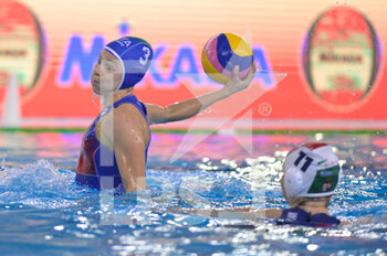 2021-01-23 - 3 GARIBOTTI Arianna [ROLE: Wing] (Italy)  - WOMEN'S WATERPOLO OLYMPIC GAME QUALIFICATION TOURNAMENT 2021 - OLYMPIC PASS - HUNGARY VS ITALY - OLYMPIC TROPHY - WATERPOLO