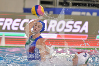 2021-01-23 - 7 MARLETTA Claudia Roberta [ROLE: Wing] (Italy)  - WOMEN'S WATERPOLO OLYMPIC GAME QUALIFICATION TOURNAMENT 2021 - OLYMPIC PASS - HUNGARY VS ITALY - OLYMPIC TROPHY - WATERPOLO