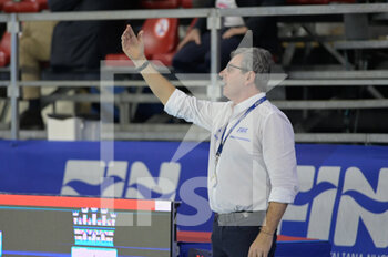2021-01-23 - ZIZZA Paolo [ROLE: Team Head Coach] (Italy) - WOMEN'S WATERPOLO OLYMPIC GAME QUALIFICATION TOURNAMENT 2021 - OLYMPIC PASS - HUNGARY VS ITALY - OLYMPIC TROPHY - WATERPOLO