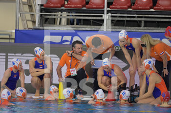 2021-01-23 - teams Nederlands - WOMEN'S WATERPOLO OLYMPIC GAME QUALIFICATION TOURNAMENT 2021 - OLYMPIC PASS - NETHERLAND VS GREECE - OLYMPIC TROPHY - WATERPOLO