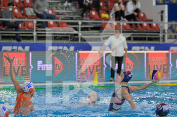 2021-01-24 - 8 KESZTHELYI Rita [ROLE: All-Round] (Hungary)  - WOMEN'S WATERPOLO OLYMPIC GAME QUALIFICATION TOURNAMENT 2021 - NETHERLANDS VS HUNGARY - OLYMPIC TROPHY - WATERPOLO