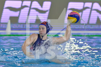 2021-01-24 - 9 LEIMETER Dora [ROLE: Field Player] (Hungary)  - WOMEN'S WATERPOLO OLYMPIC GAME QUALIFICATION TOURNAMENT 2021 - NETHERLANDS VS HUNGARY - OLYMPIC TROPHY - WATERPOLO