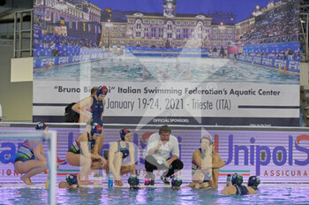 2021-01-24 - BIRO Attila [ROLE: Team Head Coach] (Hungary)	  - WOMEN'S WATERPOLO OLYMPIC GAME QUALIFICATION TOURNAMENT 2021 - NETHERLANDS VS HUNGARY - OLYMPIC TROPHY - WATERPOLO