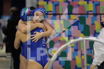 2021-01-24 - 5 QUEIROLO Elisa [ROLE: Wing] (Italy)  - WOMEN'S WATERPOLO OLYMPIC GAME QUALIFICATION TOURNAMENT 2021 - ITALY VS GREECE - OLYMPIC TROPHY - WATERPOLO