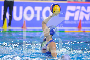 2021-01-24 - 2 TABANI Chiara [ROLE: Defender] (Italy)  - WOMEN'S WATERPOLO OLYMPIC GAME QUALIFICATION TOURNAMENT 2021 - ITALY VS GREECE - OLYMPIC TROPHY - WATERPOLO