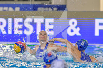2021-01-24 - 5 QUEIROLO Elisa [ROLE: Wing] (Italy) - WOMEN'S WATERPOLO OLYMPIC GAME QUALIFICATION TOURNAMENT 2021 - ITALY VS GREECE - OLYMPIC TROPHY - WATERPOLO
