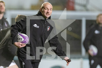 2020-12-11 - Leicester Tigers Head Coach Steve Borthwick before the European Rugby Challenge Cup, rugby union match between Leicester Tigers and CA Brive on December 11, 2020 at Welford Road Stadium in Leicester, England - Photo John Mallett / ProSportsImages / DPPI - LEICESTER TIGERS VS CA BRIVE - CHALLENGE CUP - RUGBY