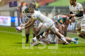 2020-12-11 - CA Brive Winger Wesley Douglas (14) during the European Rugby Challenge Cup, rugby union match between Leicester Tigers and CA Brive on December 11, 2020 at Welford Road Stadium in Leicester, England - Photo John Mallett / ProSportsImages / DPPI - LEICESTER TIGERS VS CA BRIVE - CHALLENGE CUP - RUGBY