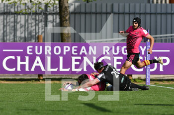 2021-04-02 - PierreBruno scores the second try for Zebre - ZEBRE RUGBY VS BATH RUGBY - CHALLENGE CUP - RUGBY