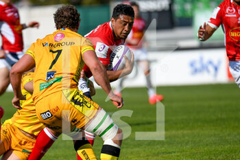 2021-04-03 - Jean-Marcellin Buttin (Agen) in action - BENETTON TREVISO VS SUA LG AGEN - CHALLENGE CUP - RUGBY