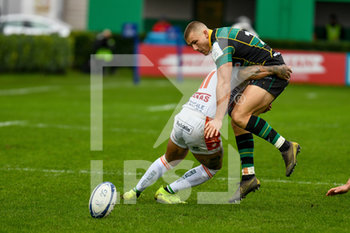 2019-11-23 - Tom Collins (Northampton) placcato da Monty Ioane (Benetton Treviso) - BENETTON TREVISO VS NORTHAMPTON SAINTS - CHAMPIONS CUP - RUGBY