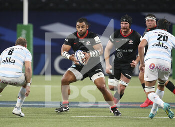 2020-09-26 - Billy Vunipola of Saracens during the Champions Cup, semi-final rugby union match between Racing 92 and Saracens on September 26, 2020 at Paris La Defense Arena in Nanterre near Paris, France - Photo Juan Soliz / DPPI - SEMI-FINAL - RACING 92 VS SARACENS - CHAMPIONS CUP - RUGBY