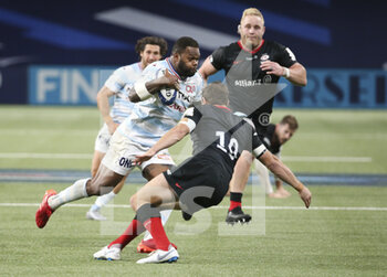 2020-09-26 - Virimi Vakatawa of Racing 92 during the Champions Cup, semi-final rugby union match between Racing 92 and Saracens on September 26, 2020 at Paris La Defense Arena in Nanterre near Paris, France - Photo Juan Soliz / DPPI - SEMI-FINAL - RACING 92 VS SARACENS - CHAMPIONS CUP - RUGBY