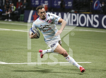 2020-09-26 - Juan Imhoff of Racing 92 scores the winning try during the Champions Cup, semi-final rugby union match between Racing 92 and Saracens on September 26, 2020 at Paris La Defense Arena in Nanterre near Paris, France - Photo Juan Soliz / DPPI - SEMI-FINAL - RACING 92 VS SARACENS - CHAMPIONS CUP - RUGBY