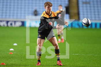 2020-12-18 - Wasps scrum half Will Porter warms up before the European Rugby Champions Cup, rugby union match between Wasps and Montpellier Herault Rugby on December 18, 2020 at the Ricoh Arena in Coventry, England - Photo Dennis Goodwin / ProSportsImages / DPPI - WASPS VS MONTPELLIER HERAULT RUGBY - CHAMPIONS CUP - RUGBY