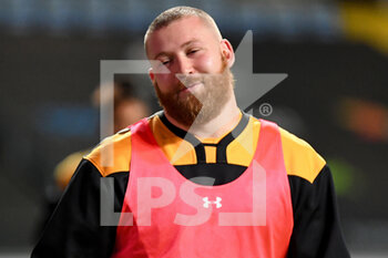 2020-12-18 - Wasps prop Tom West warms up before the European Rugby Champions Cup, rugby union match between Wasps and Montpellier Herault Rugby on December 18, 2020 at the Ricoh Arena in Coventry, England - Photo Dennis Goodwin / ProSportsImages / DPPI - WASPS VS MONTPELLIER HERAULT RUGBY - CHAMPIONS CUP - RUGBY