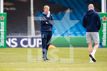2021-04-10 - Head Coach Leo Cullen of Leinster ahead of the European Rugby Champions Cup, quarter-final rugby union match between Exeter Chiefs and Leinster Rugby on April 10, 2021 at Sandy Park in Exeter, England - Photo Simon King / ProSportsImages / DPPI - EXETER CHIEFS VS LEINSTER RUGBY - CHAMPIONS CUP - RUGBY