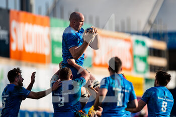 2021-04-10 - Devin Toner of Leinster during the European Rugby Champions Cup, quarter-final rugby union match between Exeter Chiefs and Leinster Rugby on April 10, 2021 at Sandy Park in Exeter, England - Photo Simon King / ProSportsImages / DPPI - EXETER CHIEFS VS LEINSTER RUGBY - CHAMPIONS CUP - RUGBY