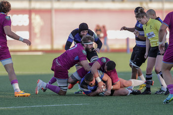 2018-12-08 - placcaggio su Vakhtang Kvatadze - FF.OO. RUGBY VS RC LOCOMOTIVE TIBLISI - CONTINENTAL SHIELD - RUGBY