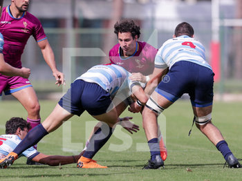 2019-09-28 - placcaggio su D´Onofrio (FFOO Rugby) - POI. S.S. LAZIO RUGBY 1927 VS FIAMME ORO RUGBY - ITALIAN CUP - RUGBY